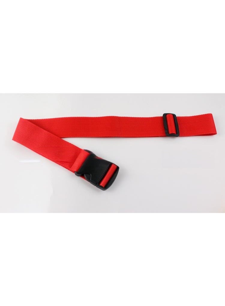 Adjustable Luggage Straps 2 Pack – Secure Travel Luggage Belt (Red) - Image 2